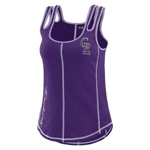 WEAR by Erin Andrews Colorado Rockies Women's Purple Tank Top - XS - NEW!
